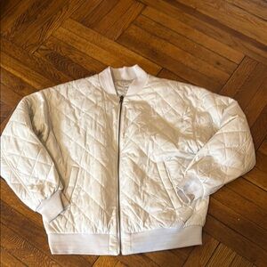Reversible Nike Quilted White Bomber Jacket